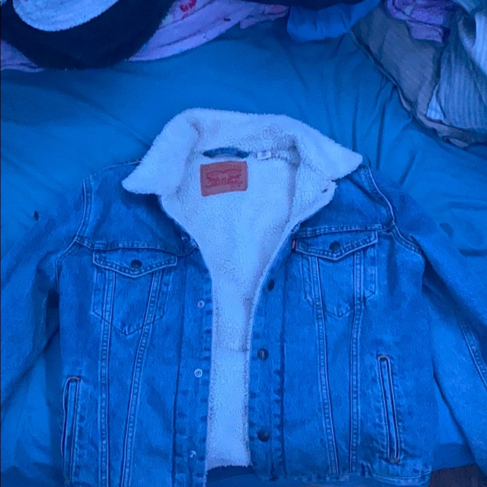 Levi Strauss patten Jean jacket.